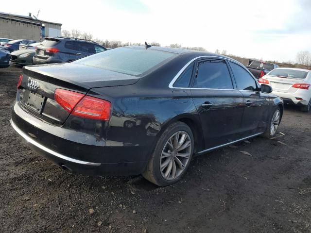 WAURGAFDXEN009444 - 2014 AUDI A8 L QUATTRO BLACK photo 3