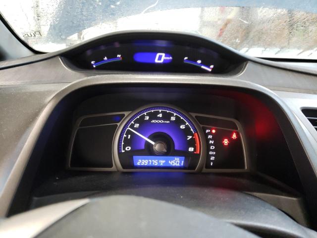 2HGFA16649H024773 - 2009 HONDA CIVIC LX-S BLUE photo 9