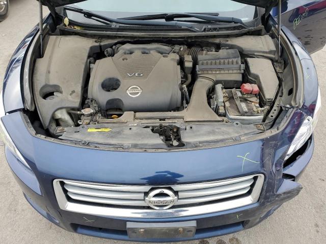 1N4AA5AP1EC490051 - 2014 NISSAN MAXIMA S BLUE photo 11