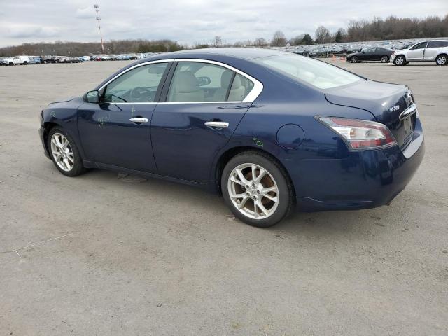 1N4AA5AP1EC490051 - 2014 NISSAN MAXIMA S BLUE photo 2