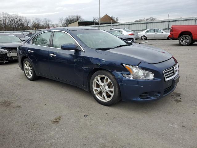 1N4AA5AP1EC490051 - 2014 NISSAN MAXIMA S BLUE photo 4