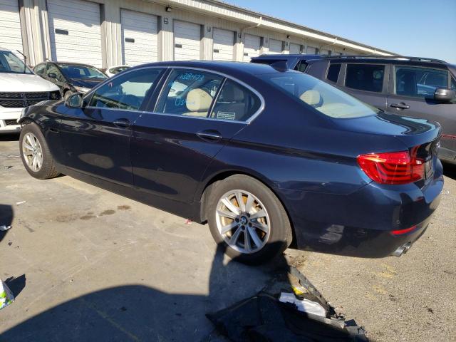 WBA5A7C59FD625482 - 2015 BMW 528 XI BLUE photo 2