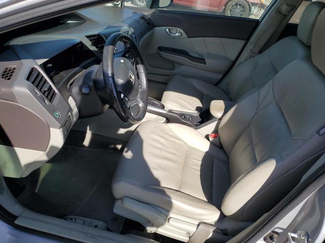 2HGFB2F97CH542932 - 2012 HONDA CIVIC EXL ვერცხლისფერი ფოტო 7