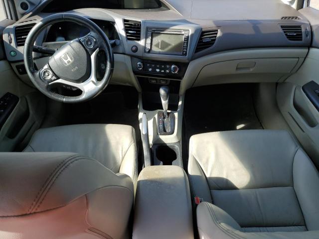 2HGFB2F97CH542932 - 2012 HONDA CIVIC EXL ვერცხლისფერი ფოტო 8