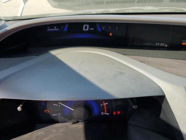 2HGFB2F97CH542932 - 2012 HONDA CIVIC EXL ვერცხლისფერი ფოტო 9