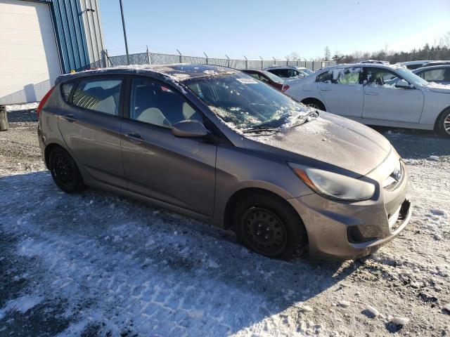 KMHCT5AEXEU166145 - 2014 HYUNDAI ACCENT GLS BROWN photo 4