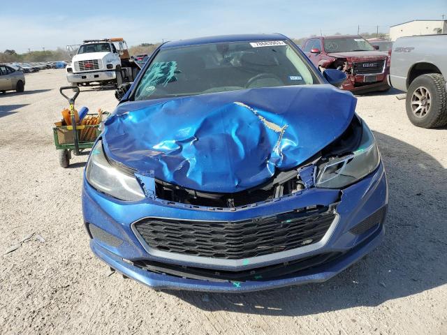 3G1BE6SM9HS542501 - 2017 CHEVROLET CRUZE LT BLUE photo 5