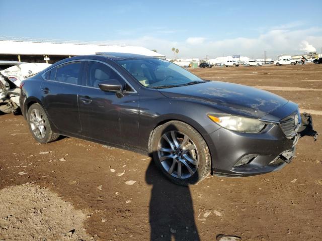 JM1GJ1W63E1141000 - 2014 MAZDA 6 GRAND TOURING GRAY photo 4