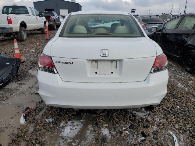 JHMCP264X8C031750 - 2008 HONDA ACCORD LXP WHITE photo 6