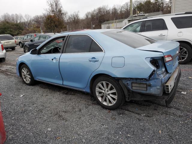 4T1BF1FK3DU690603 - 2013 TOYOTA CAMRY L BLUE photo 2