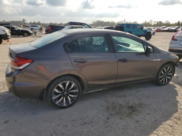 2HGFB2F95FH511652 - 2015 HONDA CIVIC EXL ნაცრისფერი ფოტო 3