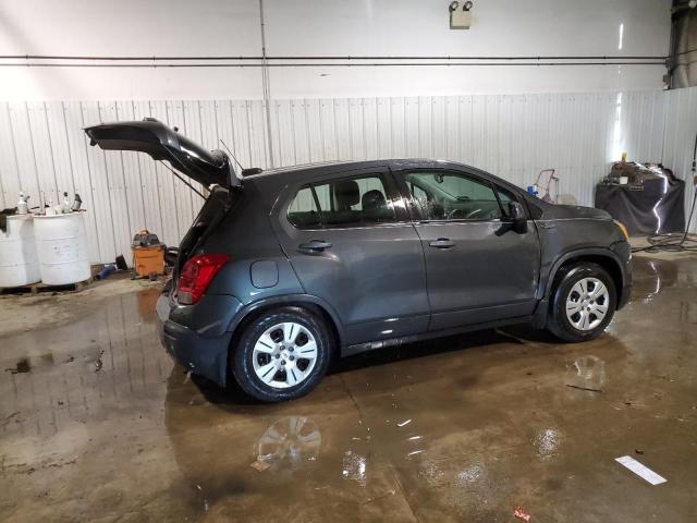 3GNCJKSB0GL265607 - 2016 CHEVROLET TRAX LS GRAY photo 3