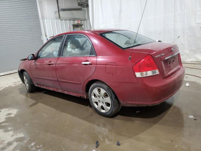 KNAFE222895662833 - 2009 KIA SPECTRA EX RED photo 2