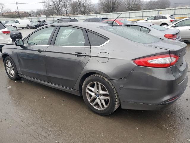 3FA6P0H76DR275827 - 2013 FORD FUSION SE GRAY photo 2