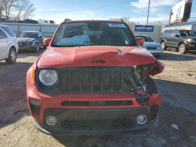 ZACNJABB0KPJ74636 - 2019 JEEP RENEGADE LATITUDE RED photo 5