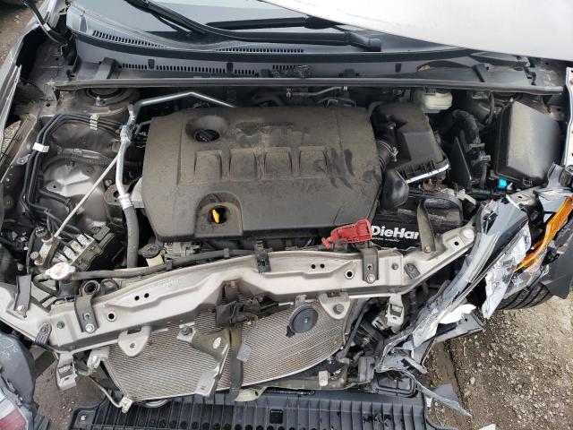 2T1BURHEXHC854738 - 2017 TOYOTA COROLLA L BROWN photo 11