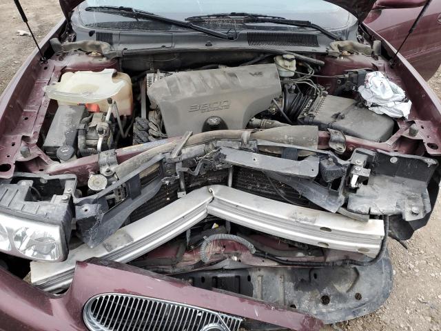 1G4HP52K75U154274 - 2005 BUICK LESABRE CUSTOM BURGUNDY photo 11