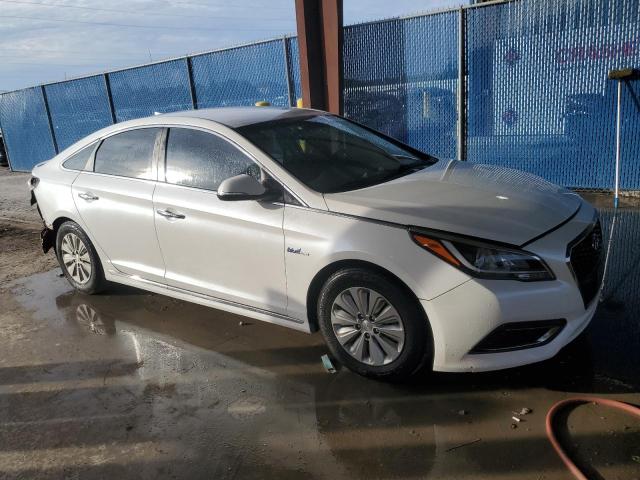 KMHE24L14GA020425 - 2016 HYUNDAI SONATA HYBRID WHITE photo 4