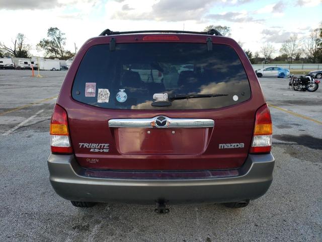 4F2CZ96113KM11908 - 2006 MAZDA TRIBUTE ES MAROON photo 6