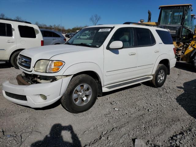 5TDBT48A92S071699 - 2002 TOYOTA SEQUOIA LIMITED WHITE photo 1