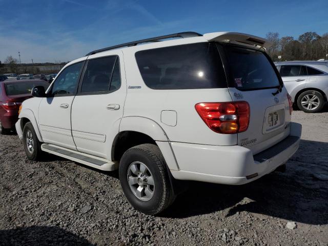 5TDBT48A92S071699 - 2002 TOYOTA SEQUOIA LIMITED WHITE photo 2