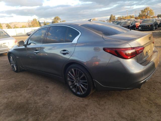 JN1FV7APXJM460652 - 2018 INFINITI Q50 RED SPORT 400 GRAY photo 2