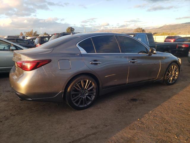 JN1FV7APXJM460652 - 2018 INFINITI Q50 RED SPORT 400 GRAY photo 3