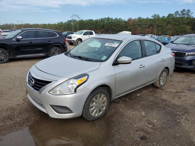 3N1CN7AP2KL852491 - 2019 NISSAN VERSA S SILVER photo 1