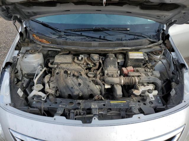 3N1CN7AP2KL852491 - 2019 NISSAN VERSA S SILVER photo 11