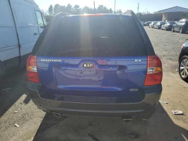 KNDJE723X67229372 - 2006 KIA NEW SPORTA BLUE photo 6