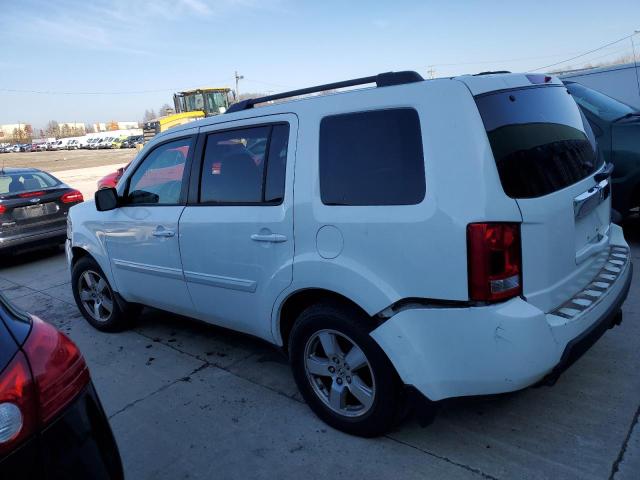 5FNYF48679B055951 - 2009 HONDA PILOT EXL WHITE photo 2