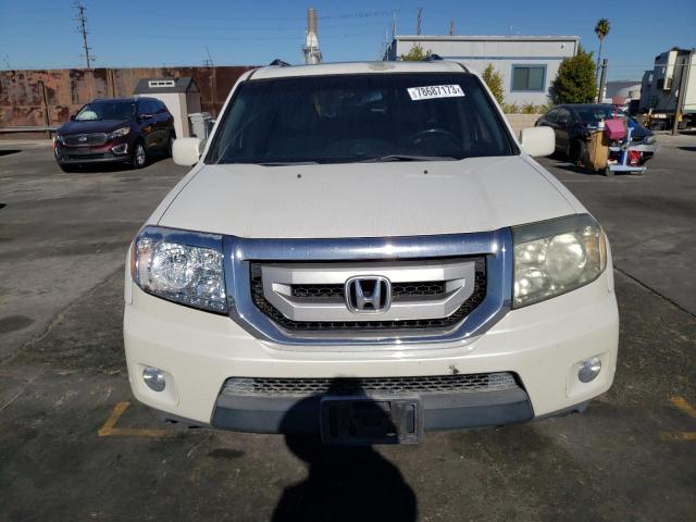 5FNYF4H96BB006448 - 2011 HONDA PILOT TOURING WHITE photo 5