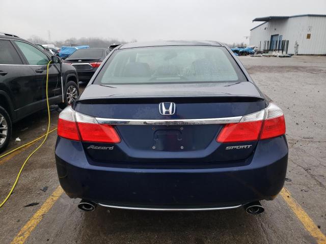 1HGCR2F55FA166181 - 2015 HONDA ACCORD SPORT BLUE photo 6