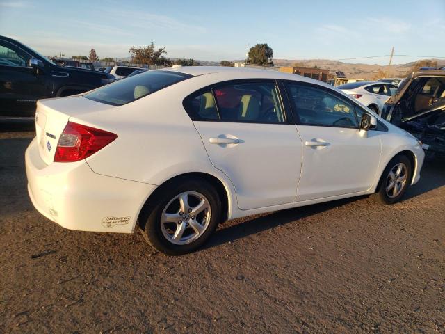 19XFB5F52CE002669 - 2012 HONDA CIVIC NATURAL GAS WHITE photo 3