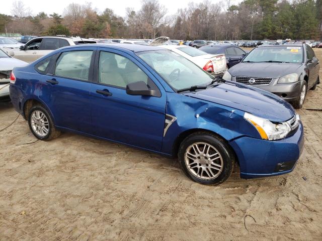 1FAHP35N78W107842 - 2008 FORD FOCUS SE BLUE photo 4