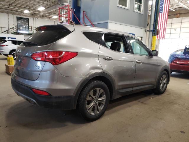 5XYZTDLB9GG361394 - 2016 HYUNDAI SANTA FE S GRAY photo 3