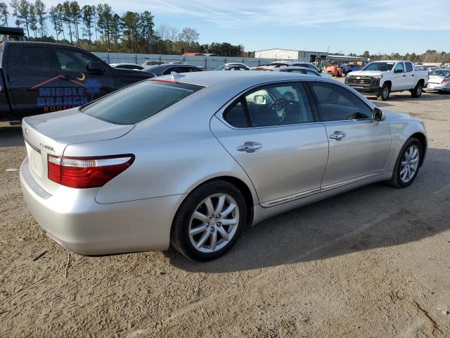 JTHGL46F675012156 - 2007 LEXUS LS 460L SILVER photo 3