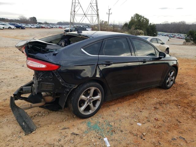 3FA6P0H73ER333135 - 2014 FORD FUSION SE BLACK photo 3