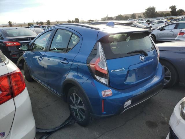 JTDKDTB34J1619511 - 2018 TOYOTA PRIUS C BLUE photo 2