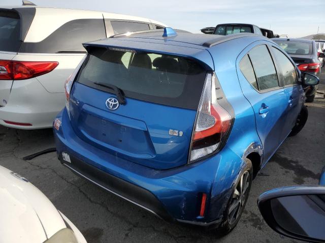 JTDKDTB34J1619511 - 2018 TOYOTA PRIUS C BLUE photo 3