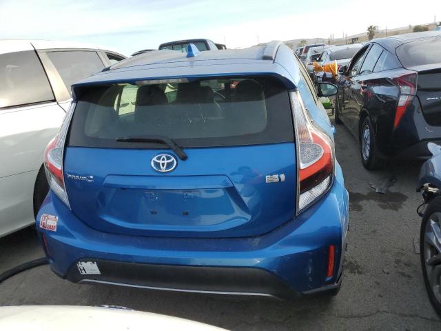 JTDKDTB34J1619511 - 2018 TOYOTA PRIUS C BLUE photo 6