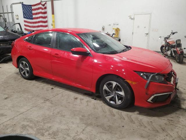 2HGFC2F68LH526404 - 2020 HONDA CIVIC LX RED photo 4