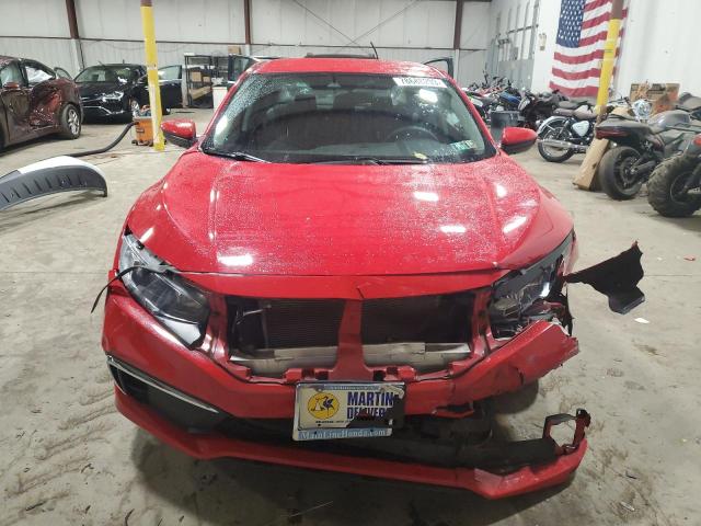 2HGFC2F68LH526404 - 2020 HONDA CIVIC LX RED photo 5