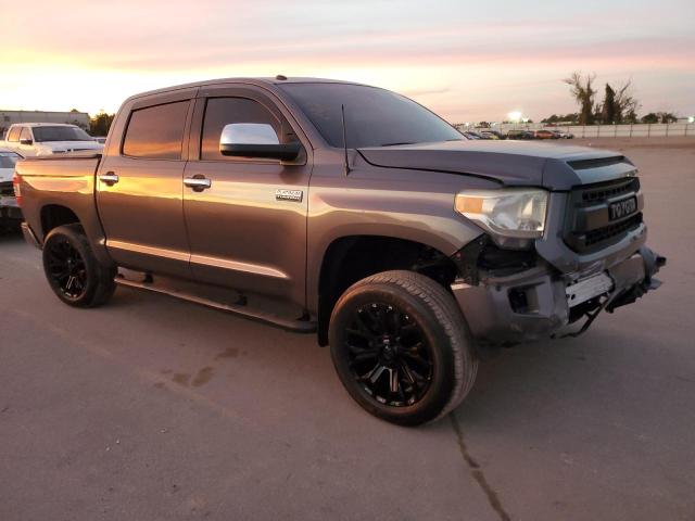 5TFGY5F14EX168677 - 2014 TOYOTA TUNDRA CREWMAX PLATINUM GRAY photo 4