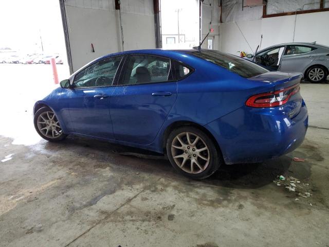 1C3CDFBAXDD346795 - 2013 DODGE DART SXT BLUE photo 2