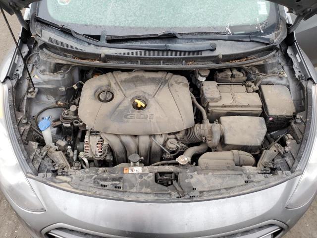 KMHD35LH8HU384262 - 2017 HYUNDAI ELANTRA GT SILVER photo 11