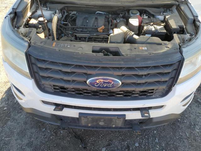 1FM5K8AR5HGB41091 - 2017 FORD EXPLORER POLICE INTERCEPTOR თეთრი ფოტო 12