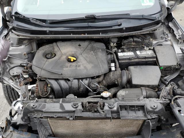 KMHD35LH1FU240727 - 2015 HYUNDAI ELANTRA GT GRAY photo 11