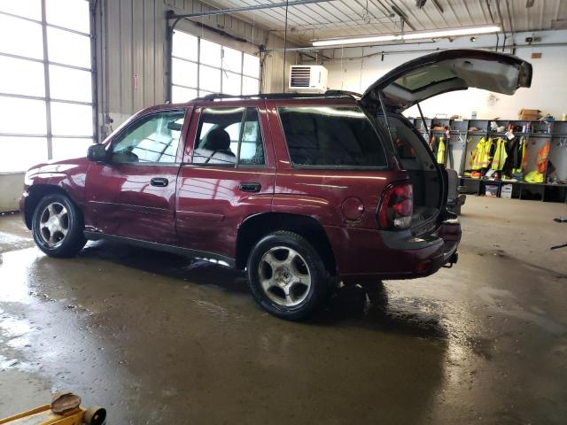 1GNDT13S972135754 - 2007 CHEVROLET TRAILBLAZE LS BURGUNDY photo 2