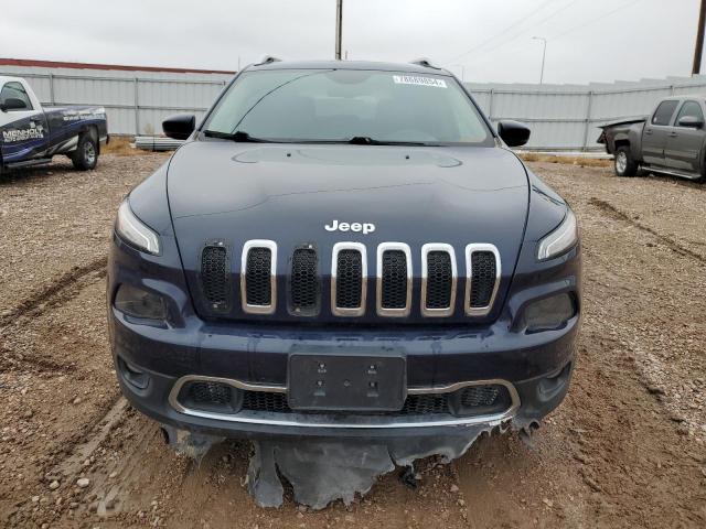 1C4PJMDS6FW735442 - 2015 JEEP CHEROKEE LIMITED BLUE photo 5